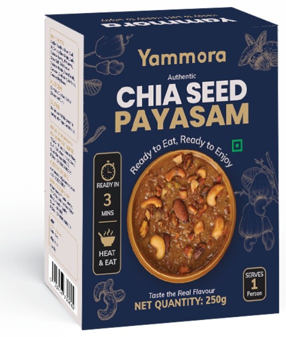 Yammora Chia Seed Payasam retort pack, ready to eat in 3 minutes